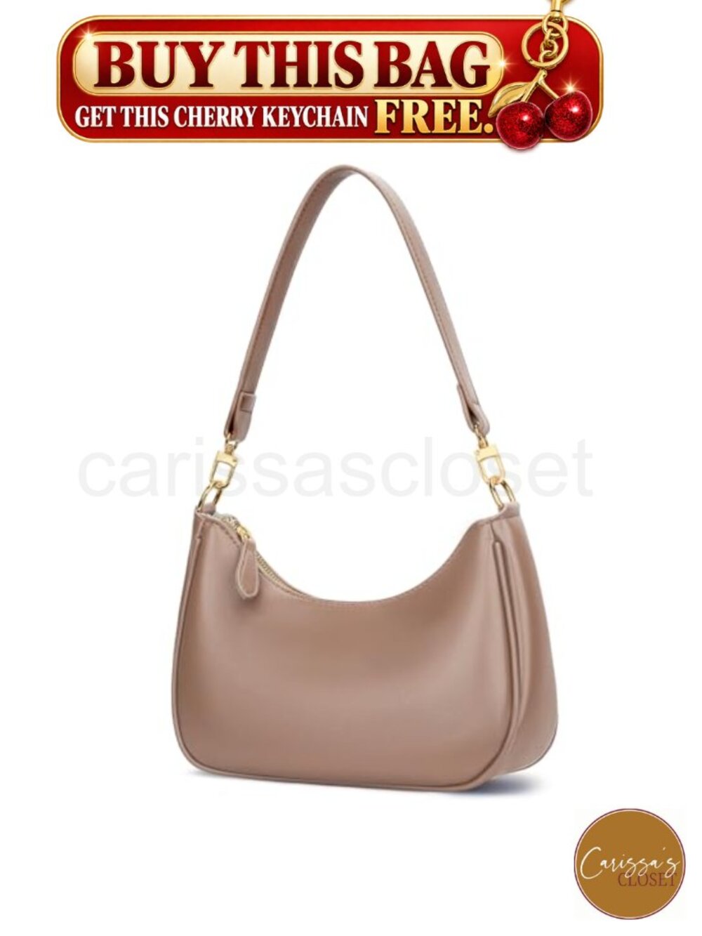 ✨ Women's PU Leather Hobo Shoulder Bag with Gold Chain Strap